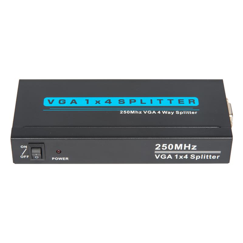 250 MHz 4路VGA 1 x 4分路器対応1080 P