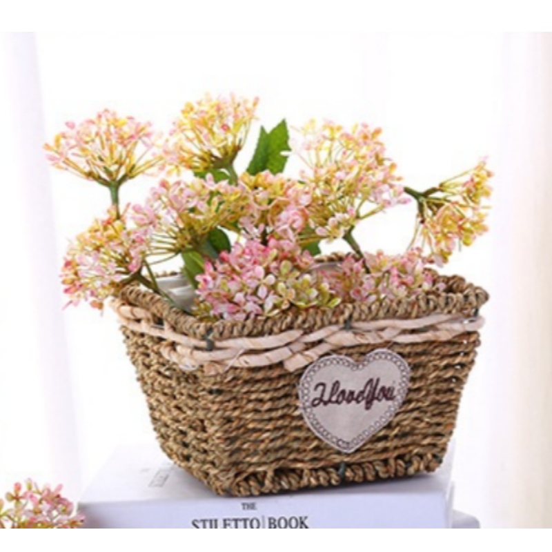 花の家の装飾バスケット