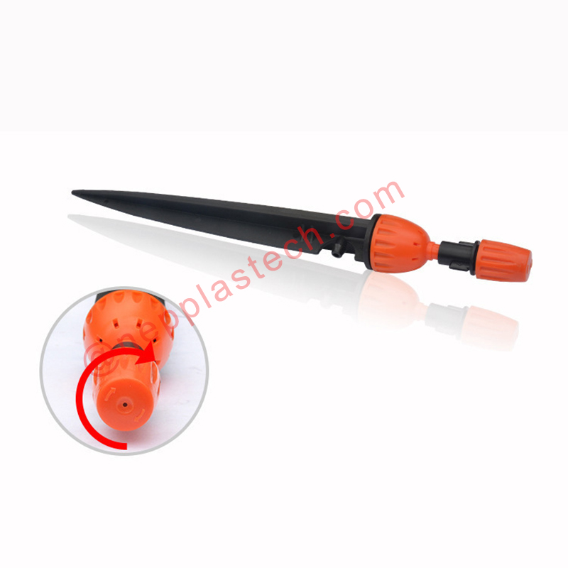 調整可能な庭の散水ドリッパー灌漑ミストスピンクラーと木のドリップエミッター