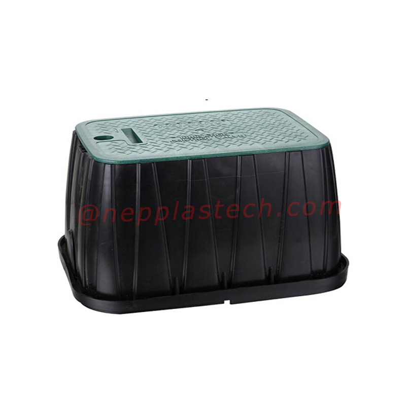 風景ソーラー自動灌漑システム6 10 12インチプラスチックバルブと水道メーターボックス