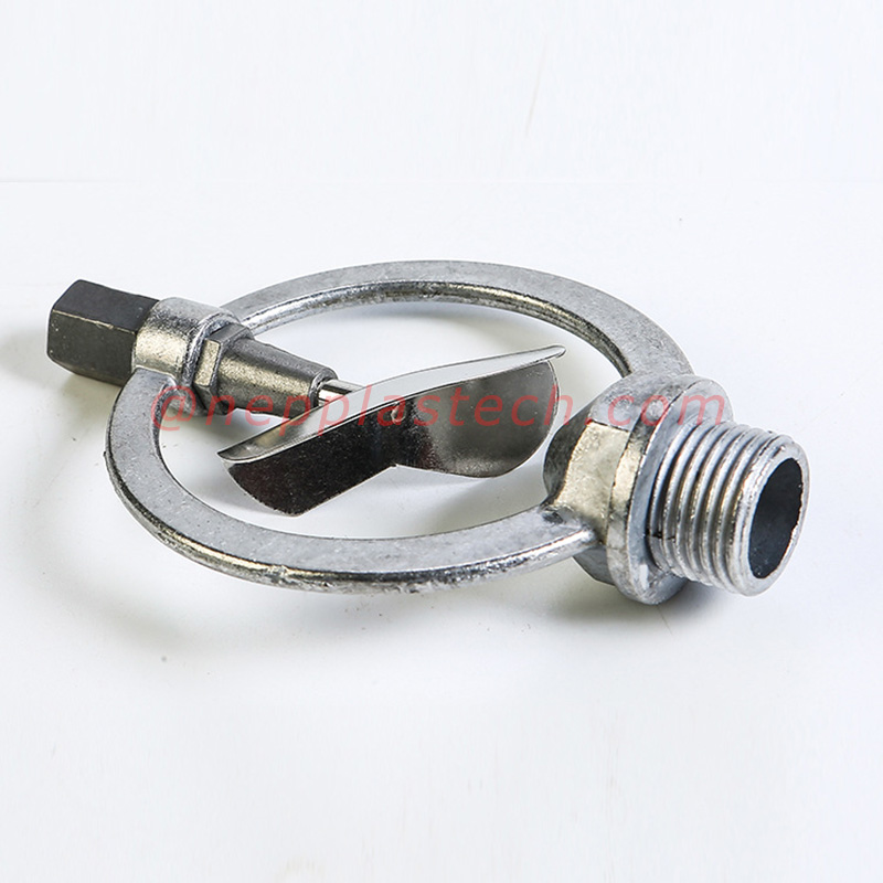 1\/2インチ亜鉛合金バタフライ自動回転雨スプレー芝生スプレー灌漑と園芸散水スプリンクラー