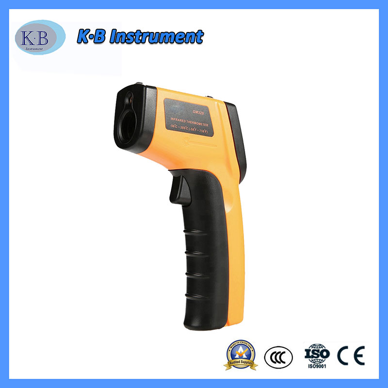 非接触工業用デジタル温度測定器レーザLCDディスプレイディジタル温度計GM 320赤外温度計