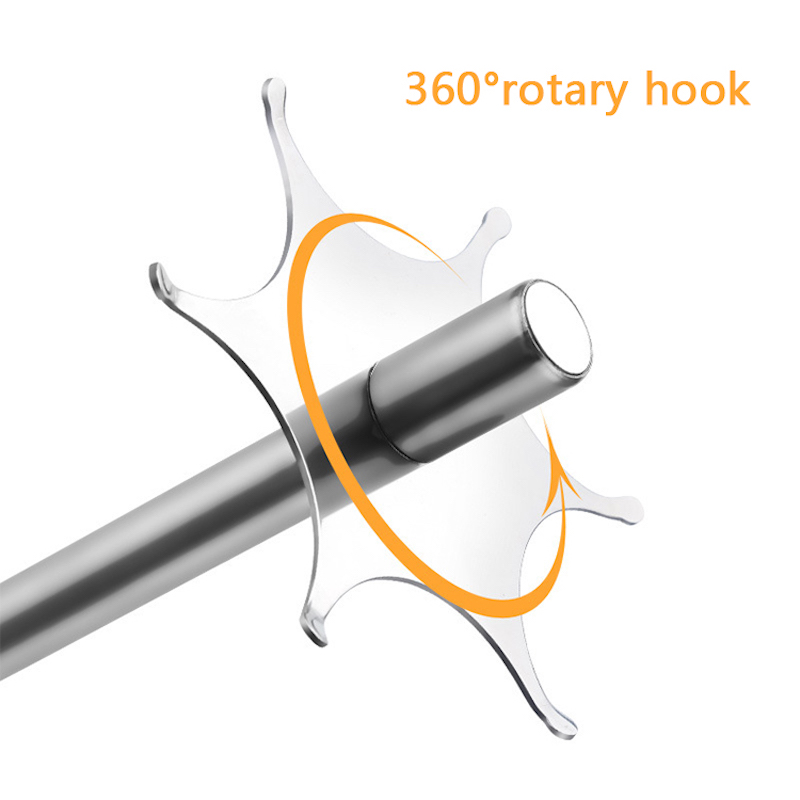 キッチンロータリーラックシャベルハンガーステンレス鋼ホルダー回転収納棚調理器具オーガナイザー