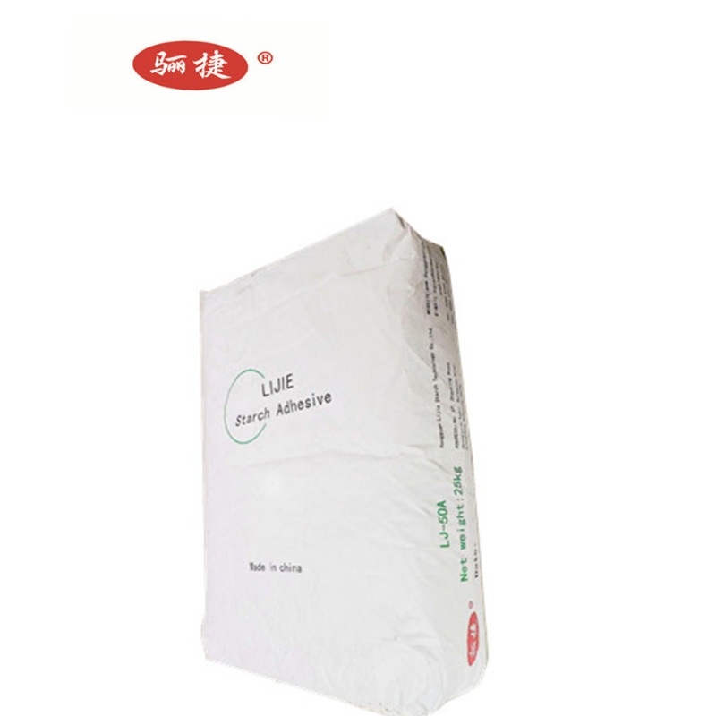 セメントバッグ／紙バッグ，ボトトマー接着用改質澱粉接着剤