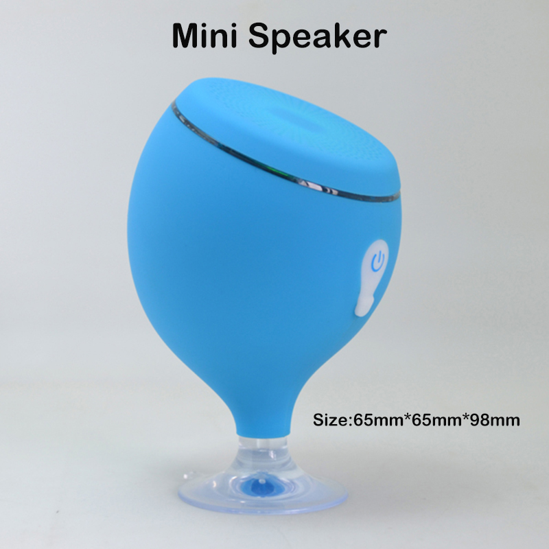 S6ミニIPX6防水ワイヤレススピーカーポータブルスイミング吸盤スピーカー電話ホルダーカラフルなライト