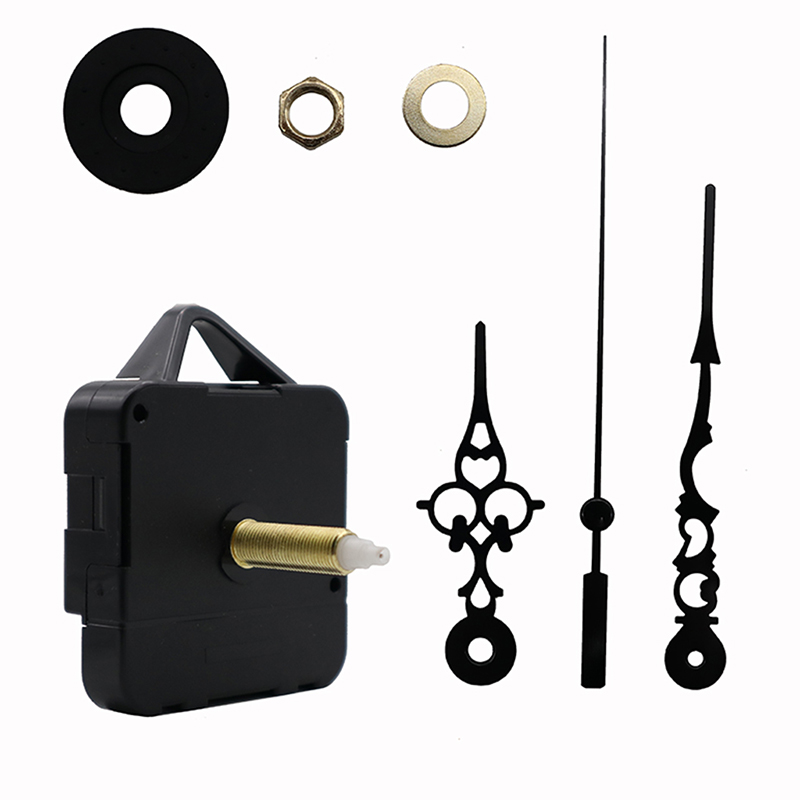 HR1688-31mmステップウォールクロックムーブメントとHR9403 HR903ブラッククロック針