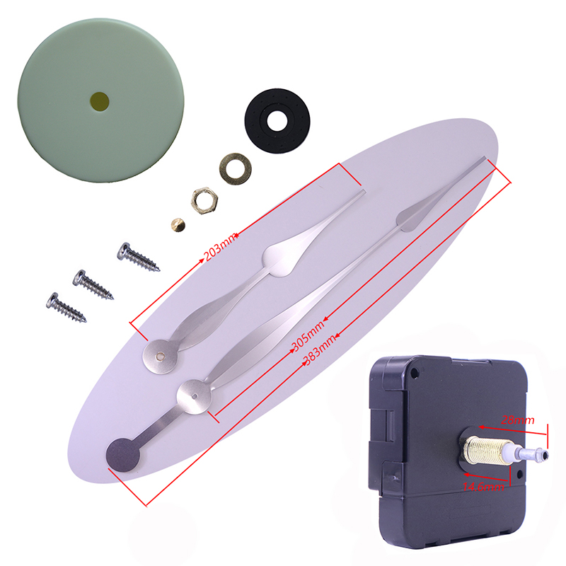 HR1688-23mmの時計のムーブメントとHR01086の壁掛け時計の針が白いムーブメントのケース