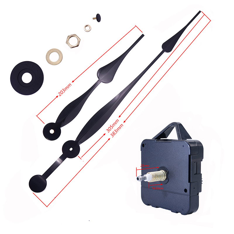 HR 1688 23ミリメートル大トルクIシャフト壁クロックの動きと時計の手