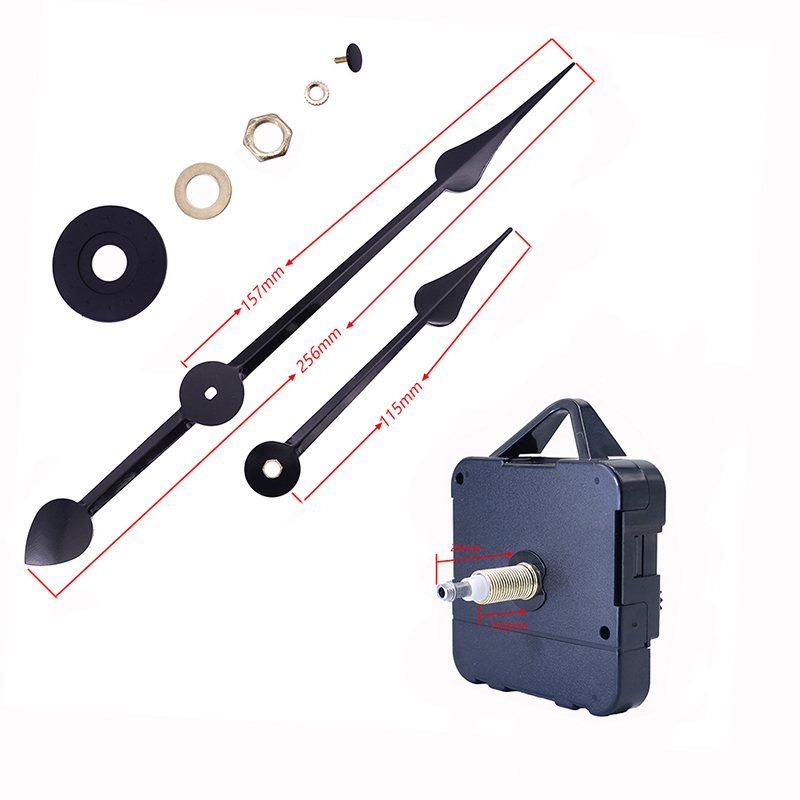 HR 1688 23ミリメートル大トルクIシャフト壁クロックの動きと時計の手