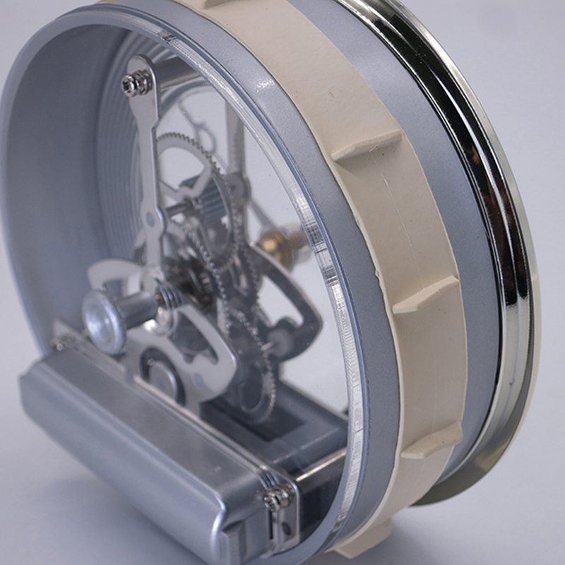 97MMシルバースケルトンテーブルクロックインサート