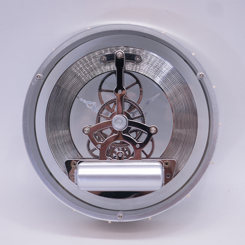 直径149MMシルバースケルトンクロックインサートクロックパーツ