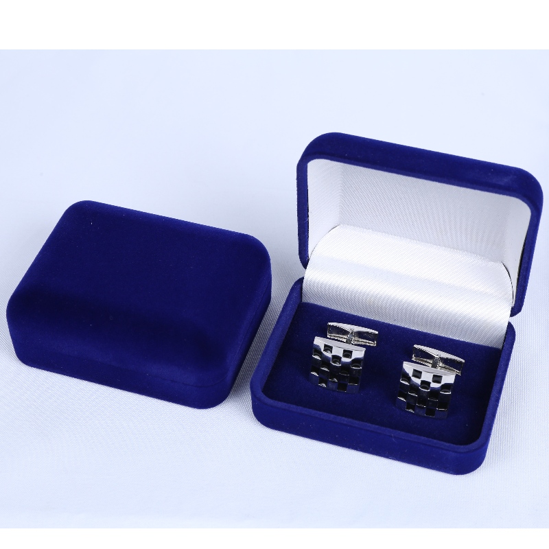 カップルD - 45 sのためのアイテムD - 45 sラウンド形のビロードボックス、長さの60 mmのタイ・クリップ、または複数のバッジ、コイン、メダル、MM。75 * 95 * 32 mm、重さ約65 g