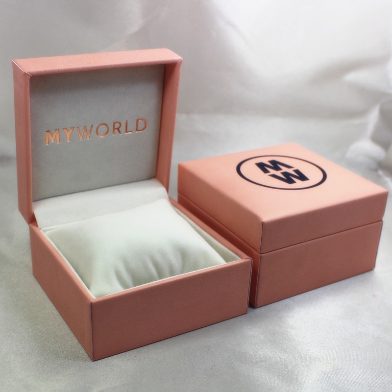 時計のための長方形のプラスチック・レザー・ペーパー・ボックス。mm。100 * 100 * 60、約194 gの重さ