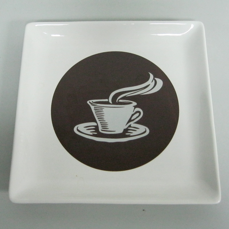 Ceramic Food Service Plate Derocation Plate Dinner Plate Coffee Plate