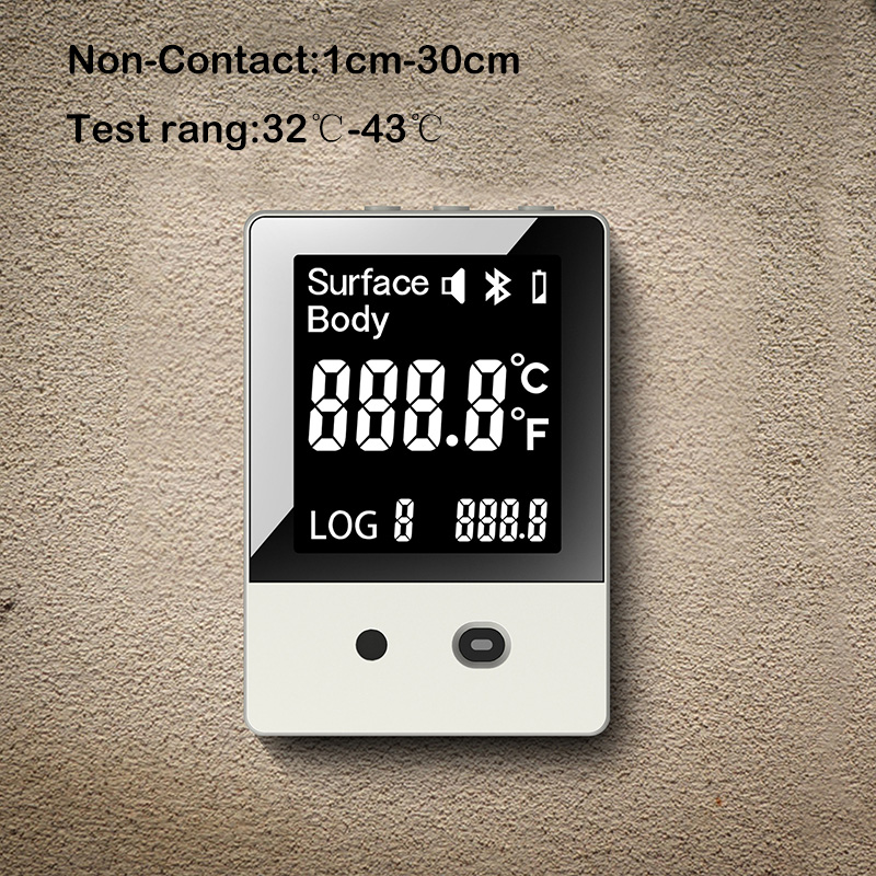 スマート温度温度計スキャナー8つの言語で放送
