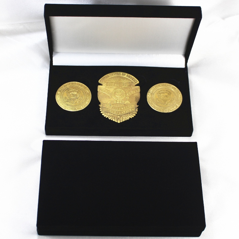 150×75 mmの二重コイン、バッジのためのアイテムV - 18 L長方形のフランネルボックスは、カフスリンクなどを回します。174 * 102 * 32、約160 gの重さ