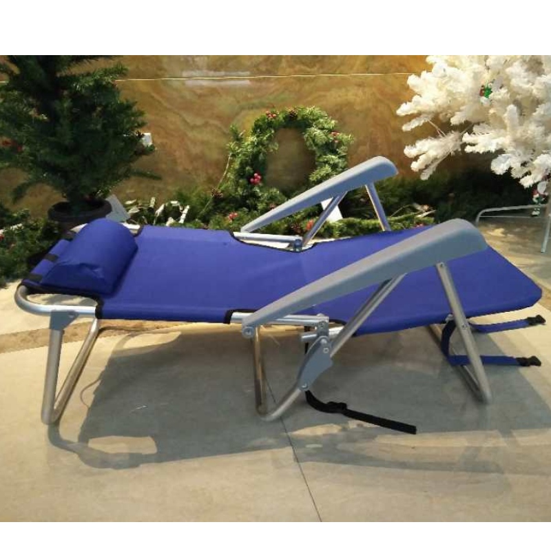 屋外の積み重ね可能な鋼鉄バックパックの携帯用折る浜のキャンプの椅子