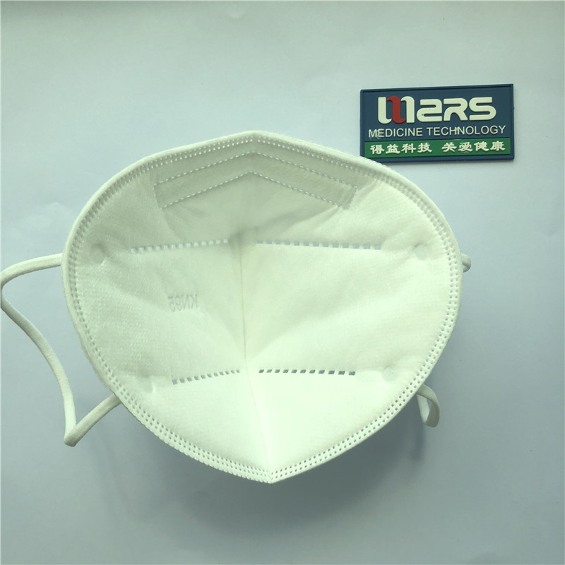 ニース品質5ply防塵マスクフェイスシールドダスト使い捨てフェイスマスクkn95