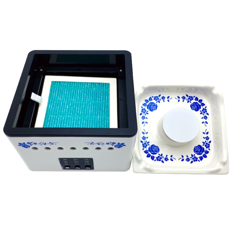 おしゃれな電子知能と無煙創造灰皿デスクトップ空気清浄機T1