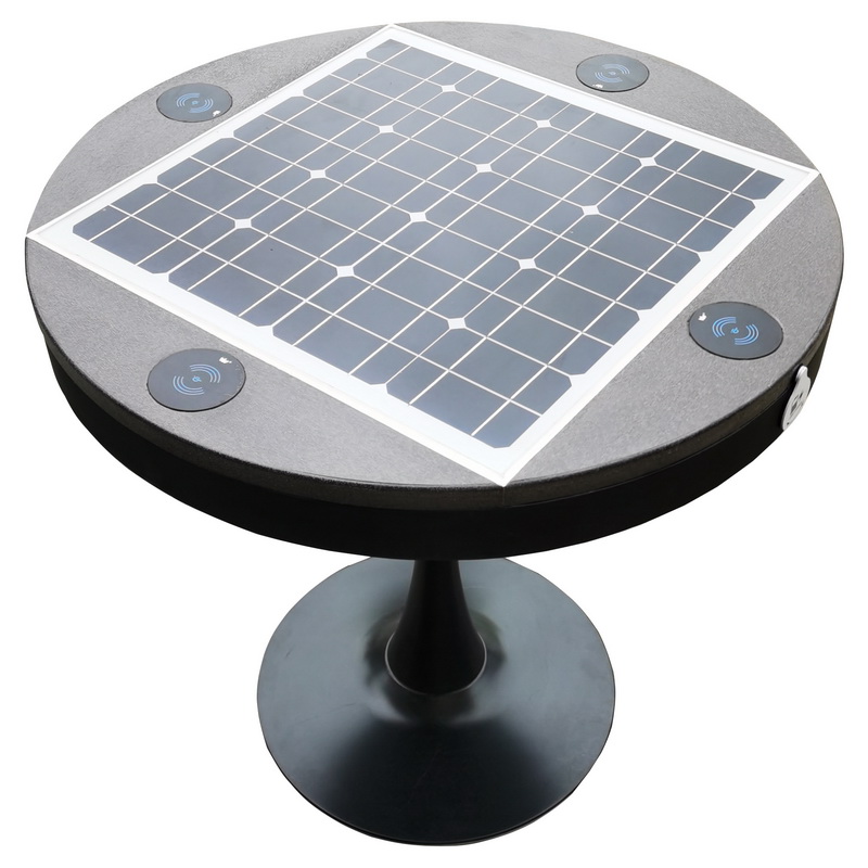 ワイヤレス充電器スマートWiFiマルチ機能高品質屋外ソーラーテーブル
