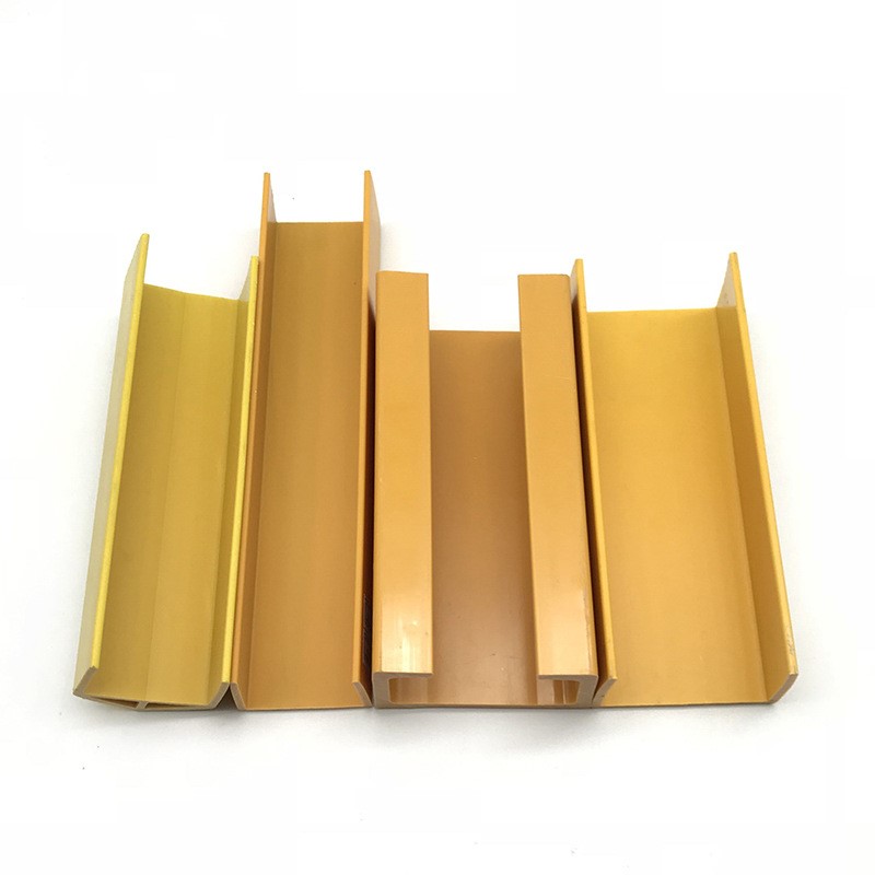 機械保護装飾用のカスタマイズされたマルチさまざまなU字型チャネルABSUPVC PP PEPVCプラスチック押出プロファイル