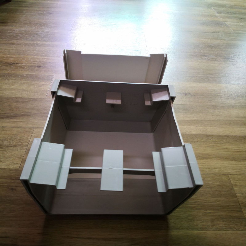 植栽の無土壌種なし栽培のためのポータブル無毒押し出しPVCプラスチックトラフ