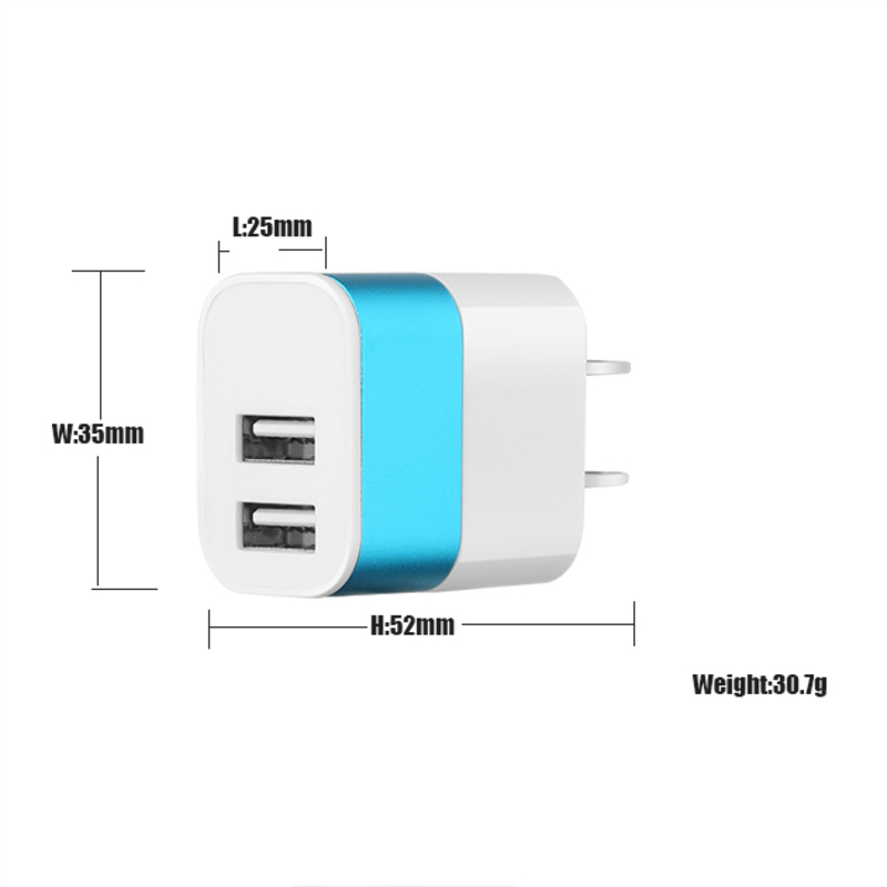 工場価格FCC高速充電旅行2ポートUSBオリジナル携帯充電器クイック5携帯電話充電器iPhone