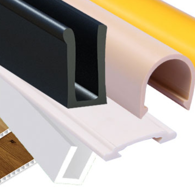 多種多様な建物の住宅オフィスの室内装飾材料用のカスタムの珍しい押し出しプラスチックプロファイル