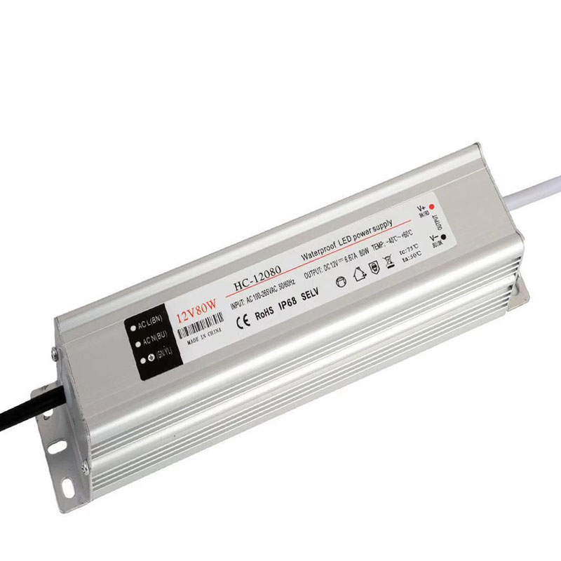 12 V 80 W定電圧定電圧防水型LEDスイッチング電源