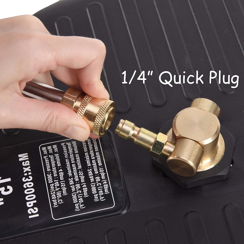 1\/4クイックコネクタ付きのパワーウォッシャー表面クリーナーアタッチメント