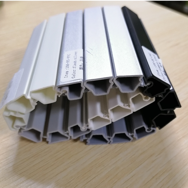 耐火PVCローラーシャッタースラットPVCシャッタープロファイル共押出PVCプロファイルスラットキャビネットドア用