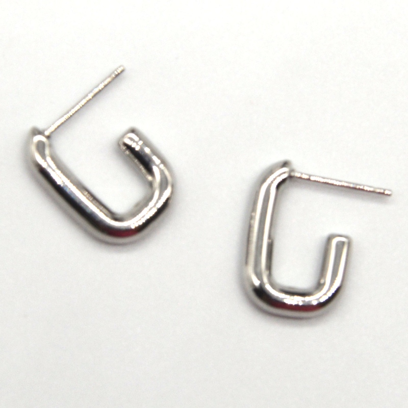 低刺激性レターイヤリング女性モデルの女の子ステンレス鋼ニッケルフリーのガールフレンド、妻、娘と姉妹、姪、中国、ルイファンバオジュエリーファクトリーへのギフト