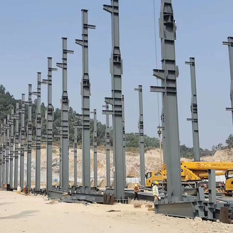 鉄骨構造骨組商業オフィスビル，図面による構造鋼トラスプレハブ構造