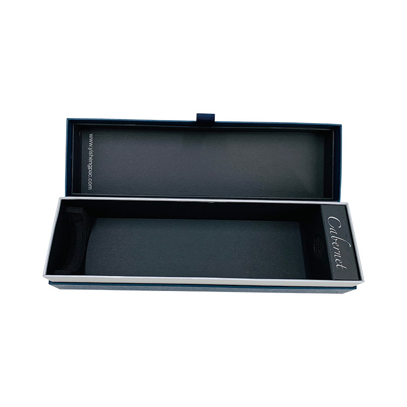 ダークブルーワインギフトボックスシャンパンギフトボックス豪華でエレガント