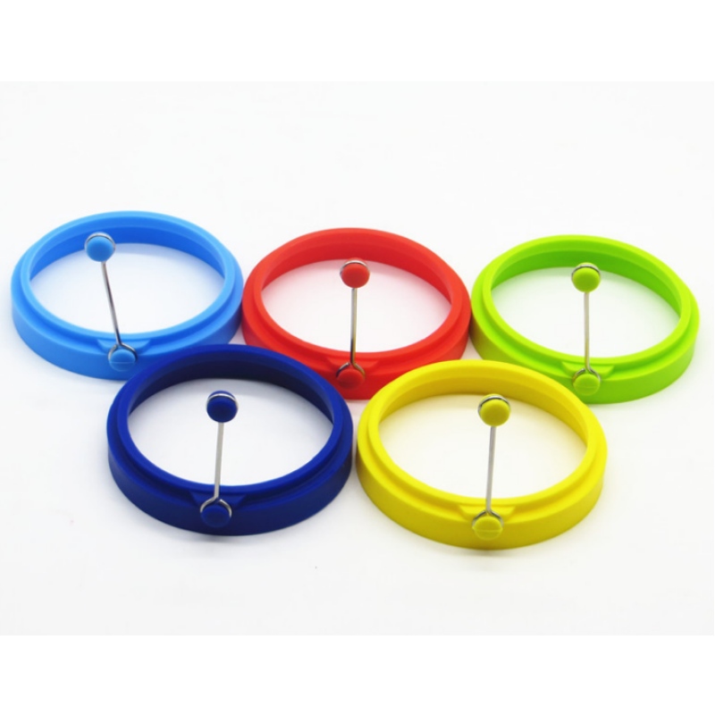 シリコンラウンドオムレツハンドルシリコンオムレツDIYモールドポーチエッグシリコンエッグリング