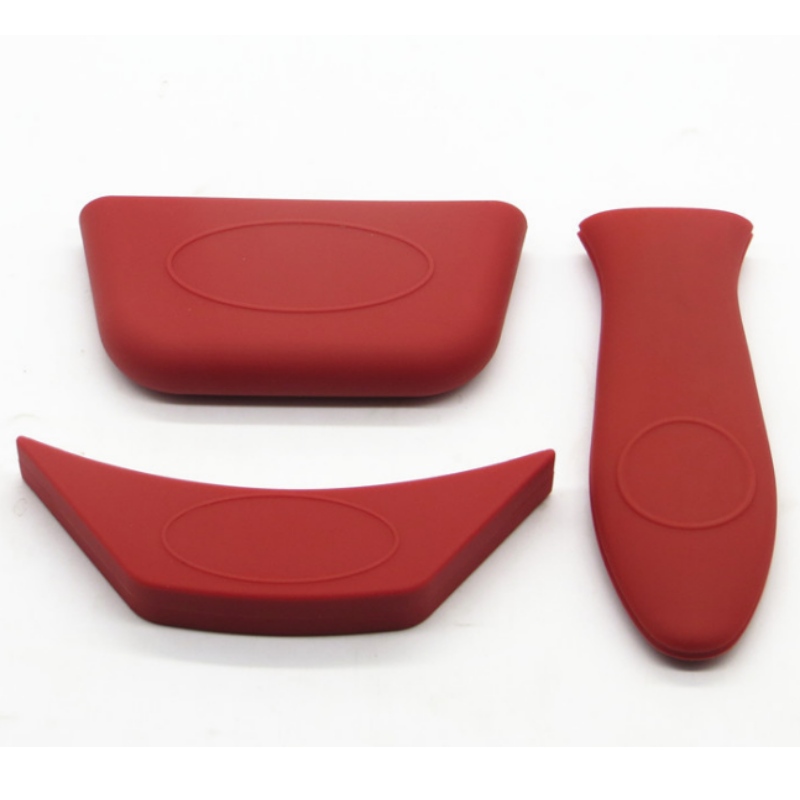 シリコン防熱パンハンドル断熱カバーポットハンドルカバーシャープコーナーラウンドコーナーポットイヤーカバー防熱滑り止めハンドルカバー