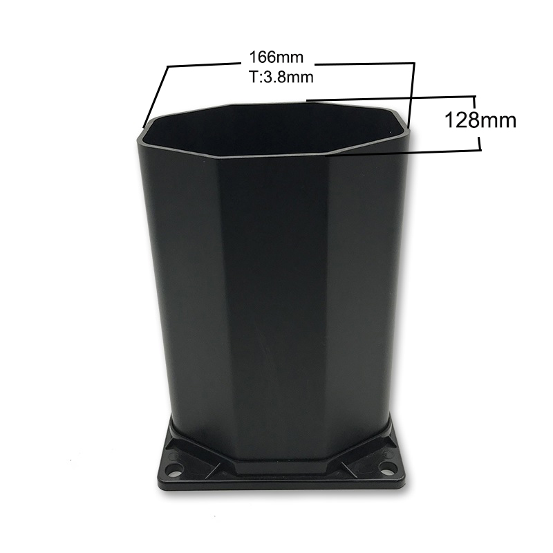 カスタムメイドのPVCプラスチック八角形チューブアクセサリーパイプ