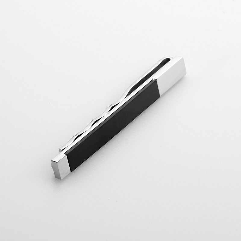 卸売メンズステンレス鋼ツートーンネクタイピン