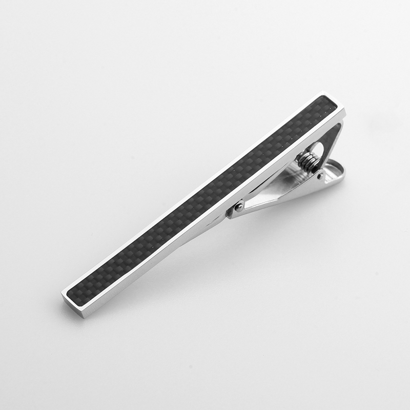 中国製ジュエリーアクセサリーのメンズステンレススチールカーボンタイクリップ