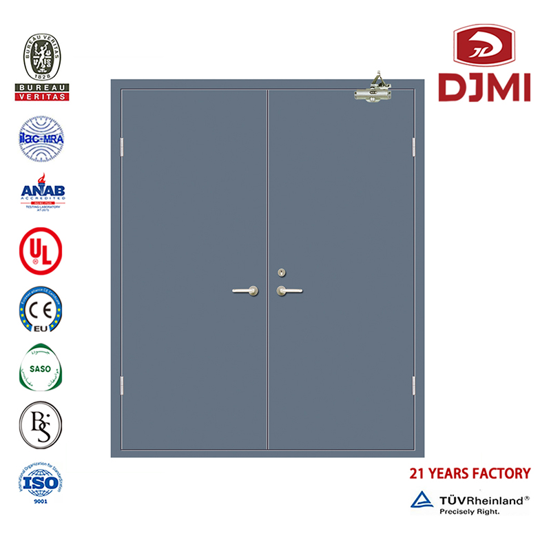 中国の工場Ulステンレス製両開きドア鋼定格ドア耐火性高品質ダブルスイングドア販売用正方形耐火窓Socool耐火鋼ドア安い装飾ドア中国サプライヤー耐火鋼耐火ドア