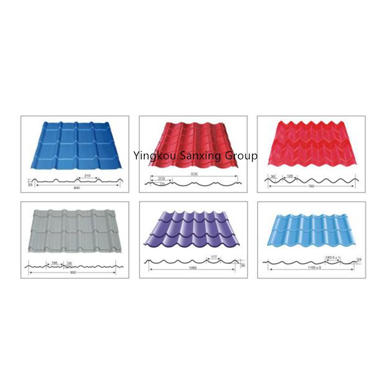 釉瓦ロール成形機