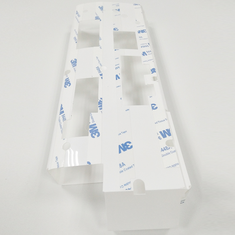 新しい白い絶縁ガスケットGE-FR1の絶縁シート難燃性PCの絶縁シートはダイカットにすることができます