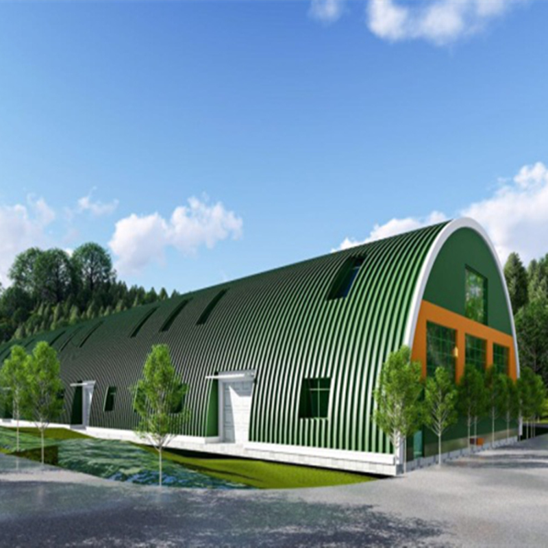 ACMノーガーダーアーチルーフフォーミングマシンSX-ACM-1200-800