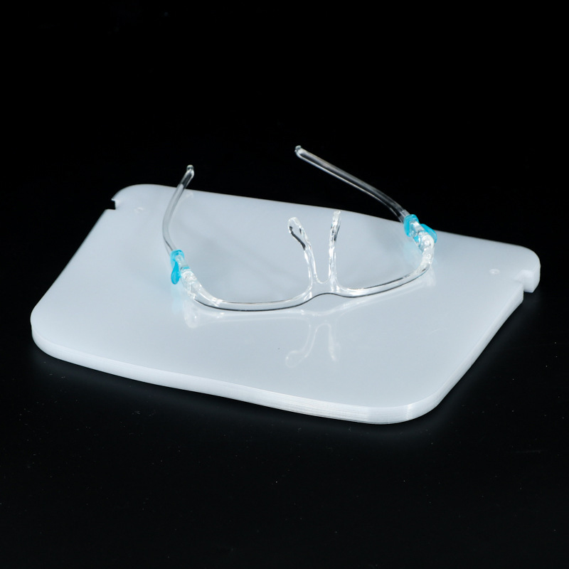 調整可能なFaceshield卸プラスチック顔シールドフレームガラスとフレームの顔シールド