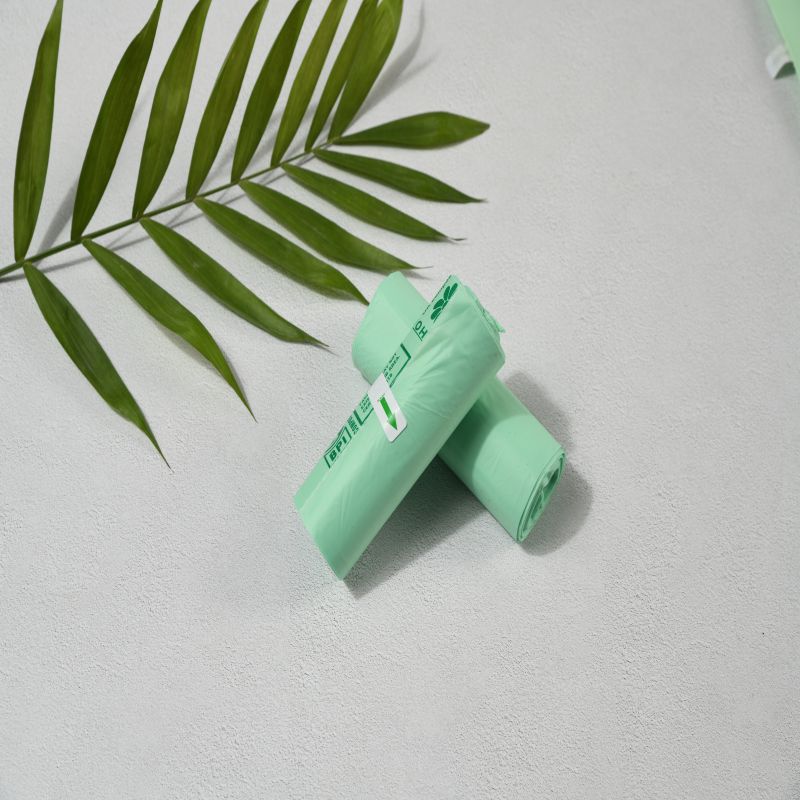 コーンスターチベースの生分解性100 %堆肥化ゴミ袋