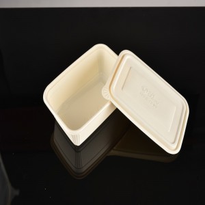 高品質の堆肥化生分解コーンスターチランチボックス