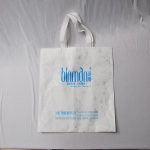 耐久再利用可能なダイカットハンドルショッピングバッグ