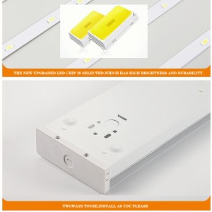 4フィートLEDラップアラウンド、400 Kニュートラルホワイト、4フィートLEDガレージライト