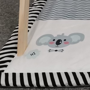 スクエアウッドプレイマット