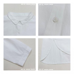 ルーズフィッティングデザインミニマルスタイリッシュカジュアルソリッドカラーストライプチェックオーバーサイズカスタム